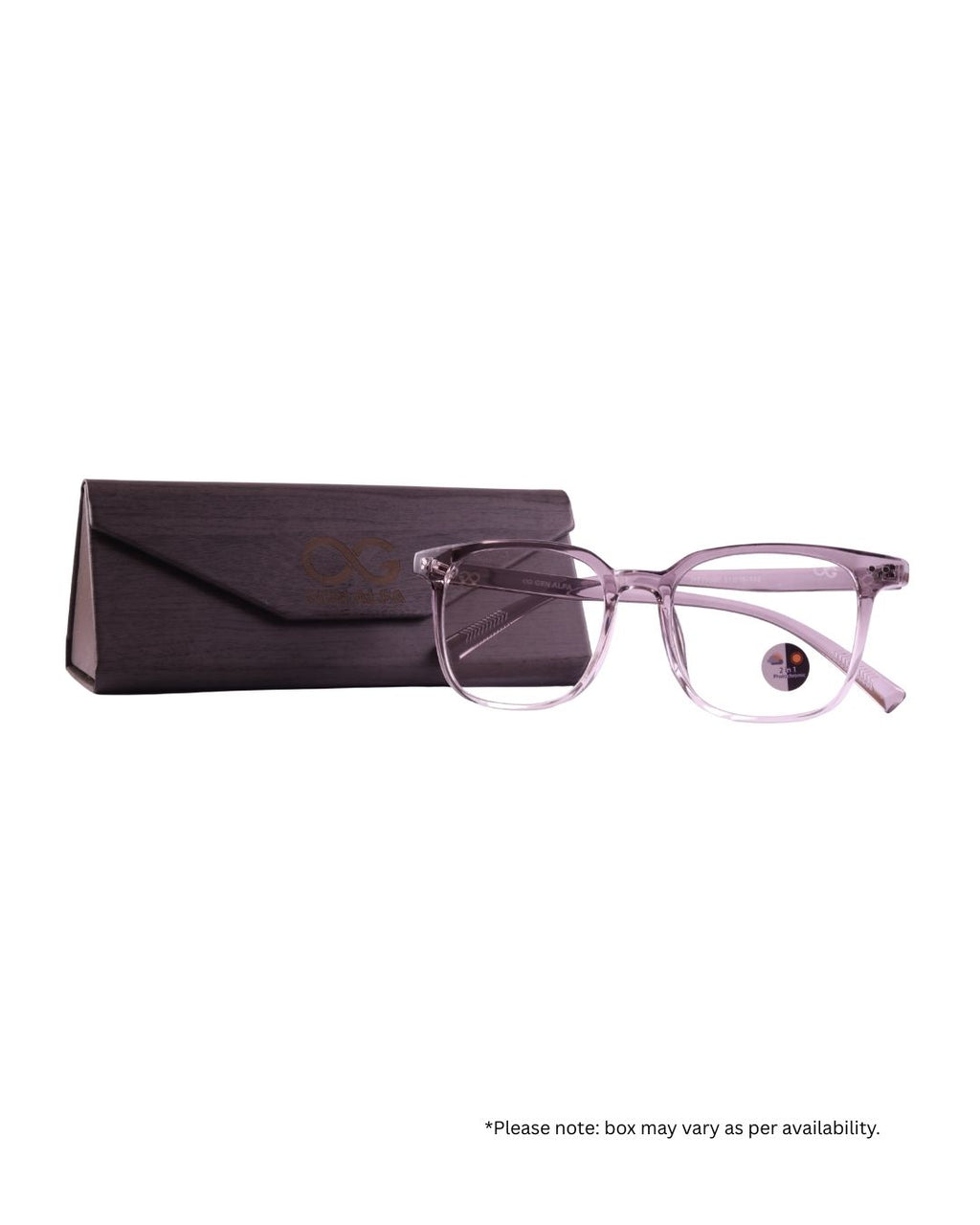 GEN ALFA AuraShift – Photochromic Unisex Optical Frame | Colour-Changing Eyeglasses | Grey & Clear