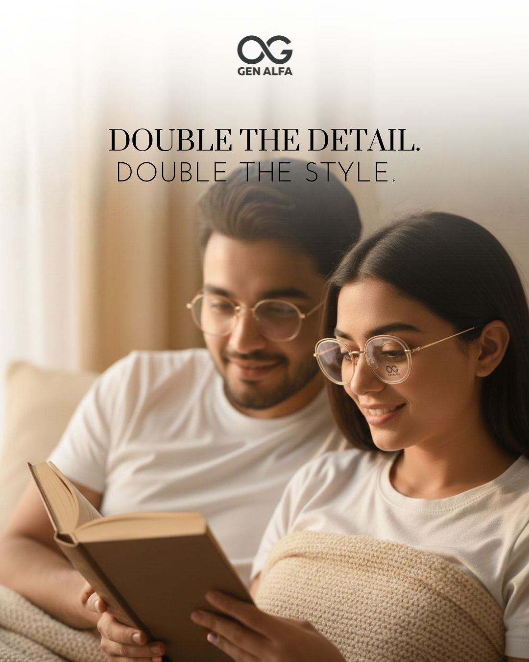 GEN ALFA Aurex Duo Rim Unisex Eyeglass Frame