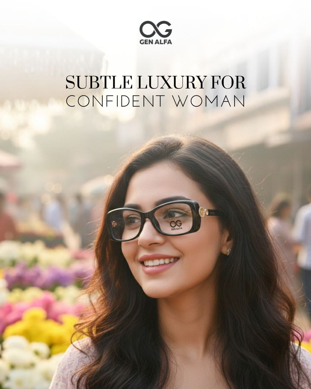 GEN ALFA Noir Aura Women’s Eyeglass Frame