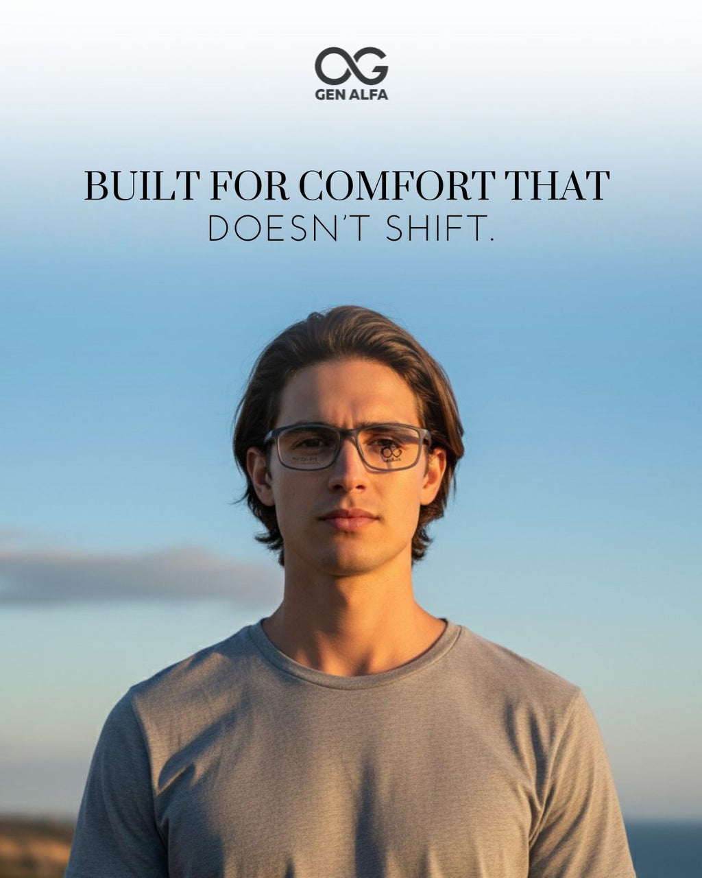 GEN ALFA CableFlex Neo – Unisex Cable Temple Optical Frame