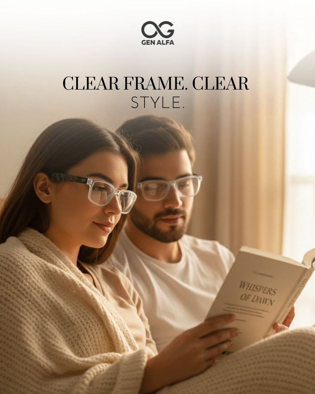 GEN ALFA IceFlex Urban – Transparent Unisex Optical Frame